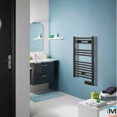 Електричний сушка для рушників Atlantic 2012 антрацит 798х400х100мм 300 Вт, Колір: Антрацит, Макс. потужність (Вт): 300, Висота (мм): 798, фото , зображення 5