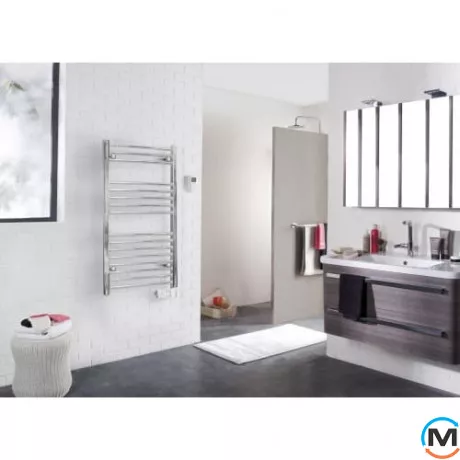 Електрична сушка для рушників Atlantic 2012 хромована пряма 300 Вт (905*500*30 (85 з кріпленням)), Колір: Хром, Макс. потужність (Вт): 300, Висота (мм): 920, фото , зображення 5