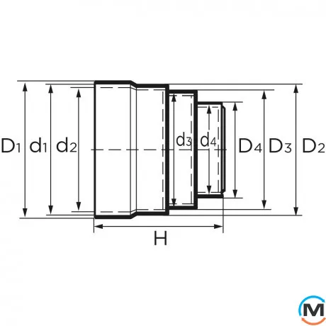 Перехід PG MULTIQUICK 100x70, фото , зображення 2