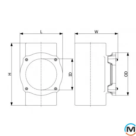 Ревізія кругла Pam-GLOBAL S 50, Діаметр (мм): 50, фото , зображення 2