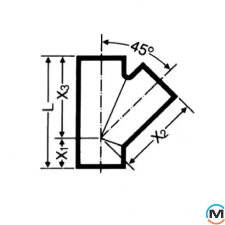 Трійник Pam-GLOBAL S 150x150х45 гр., Модифікація: 150x150х45*, Діаметр (мм): 150, фото , зображення 2