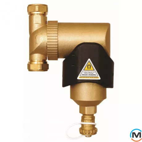 Сепаратор бруду з магнітом Spirotech SpiroTrap Dirt Universal 1½" MBL, Діаметр різьблення: 1 1/2", фото , зображення 2