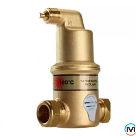 Сепаратор повітря Spirotech SpiroVent Air ¾" Solar AutoClose, Діаметр різьблення: 3/4", фото , зображення 2