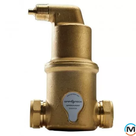 Сепаратор повітря Spirotech SpiroVent Air 1½" Solar AutoClose, Діаметр різьблення: 1 1/2", фото 
