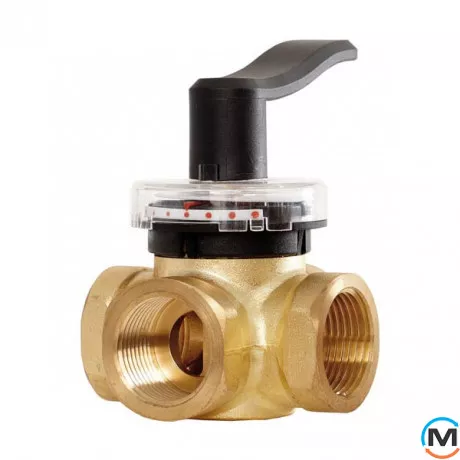 Поворотний триходовий клапан Danfoss HRB3 PN10 DN50/40, Діаметр різьблення: 2", фото , зображення 3