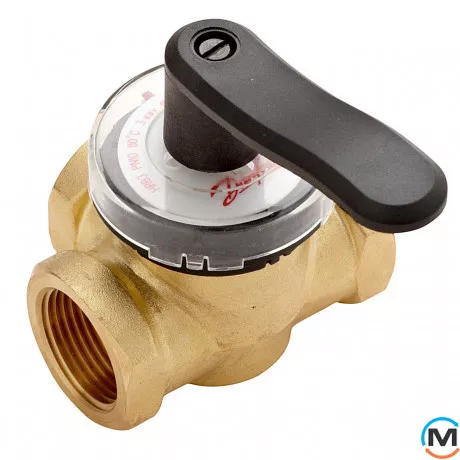 Поворотний триходовий клапан Danfoss HRB3 PN10 DN50/40, Діаметр різьблення: 2", фото 