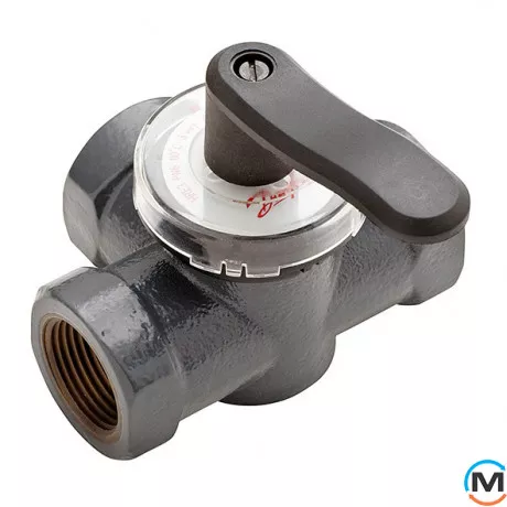 Поворотний триходовий клапан Danfoss HRE3 PN6 DN20/6,3, Діаметр різьблення: 3/4", фото 