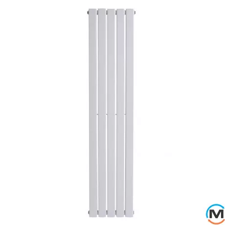 Вертикальный дизайнерский радиатор ARTTIDESIGN Livorno II 5/1800/340/50 белый матовый, фото , изображение 3