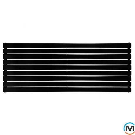 Горизонтальный дизайн радиатор ARTTIDESIGN Livorno G 9/612/1800 черный матовый, Цвет: Черный, Высота (мм): 612, Кол-во секций: 9, Длина (мм): 1800, Глубина (мм): 93, фото 