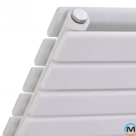 Горизонтальний дизайн радіатор ARTTIDESIGN Livorno II G 9/612/1200/50 білий матовий, Колір: Білий, фото , зображення 3