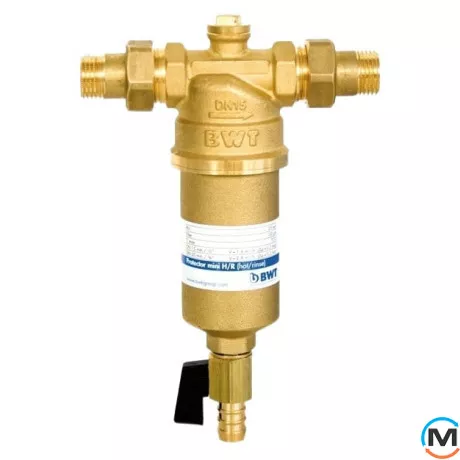 Фильтр для горячей воды BWT PROTECTOR MINI HR 1", Диаметр резьбы: 1", Макс. Температура (град.): 80, фото 