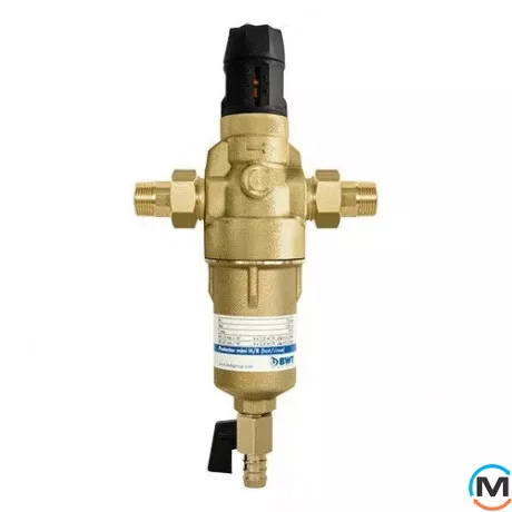 Фильтр для горячей воды с регулятором давления BWT PROTECTOR MINI HWS HR ½", Диаметр резьбы: 1/2", Макс. Температура (град.): 70, фото 