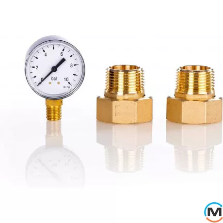 Фільтр для холодної води BWT HWS R1 з під'єднувальним модулем 1" та редуктором тиску, Діаметр різьблення: 1", фото , зображення 6