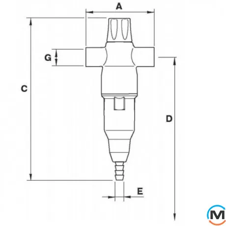 Фільтр для холодної води BWT PROTECTOR BW 1", Діаметр різьблення: 1", фото , зображення 3