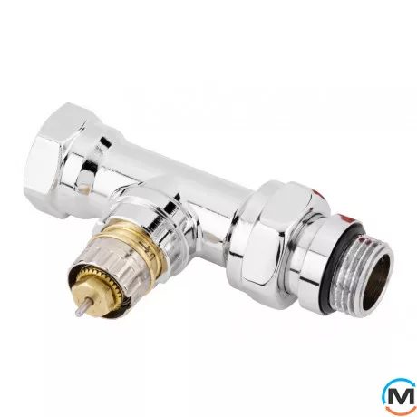 Клапан термостатический Danfoss RA-NСХ Ду15 прямой хром, Исполнение: Прямой, фото 