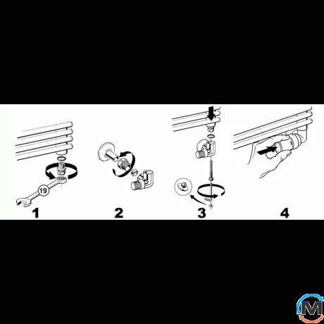 Термоголовка Danfoss RAX белый, Цвет: Белый, Присоединение: M23,5х1,5 (Click), фото , изображение 3