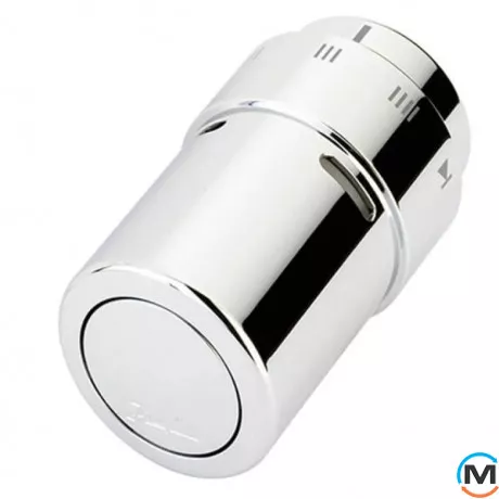 Термоголовка Danfoss RAX хром, Цвет: Хром, Присоединение: M23,5х1,5 (Click), фото 