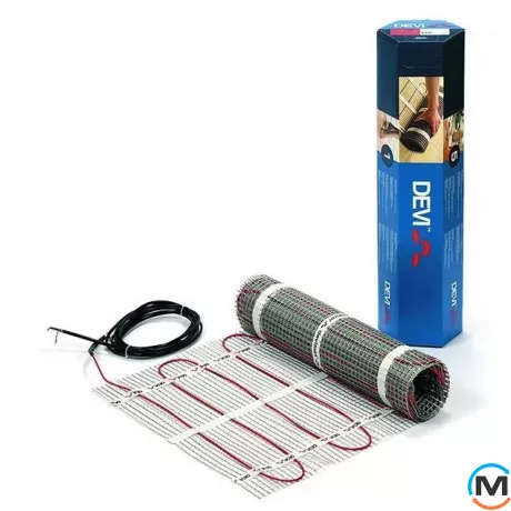 Нагревательный мат DEVImat DTIF-200 7,8м2 1430Вт, Мощность, Вт: 1565, Длина (м.): 15.6, Отапливаемая площадь (кв.м): 7.8, фото 