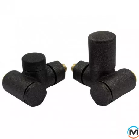 Комплект термостатический Vario Term INTEGRA REGULATED угловой левый Structural black, фото 