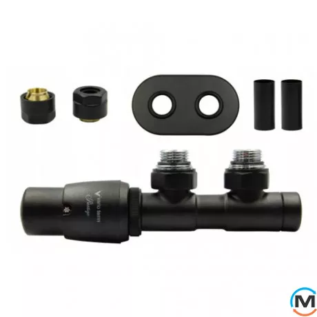 Комплект Vario Term TWINS All In One угловой Левый (Cu) Structural black, фото 