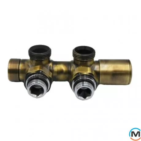 Комплект Vario Term TWINS REGULATED тип V угловой правый Gold, фото 