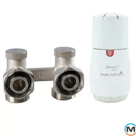 Комплект Vario Term Никель Standard тип V TRENDY угловой (with nipples), фото 