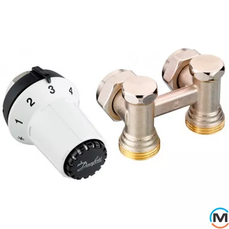 Термостатический комплект RAE-K + RLV-KS 1/2 угловой, фото 