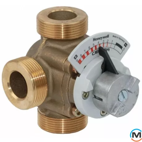 3-х ходовий поворотний клапан DN25 Kvs 2.5 м3/год DRR25-2.5, фото 