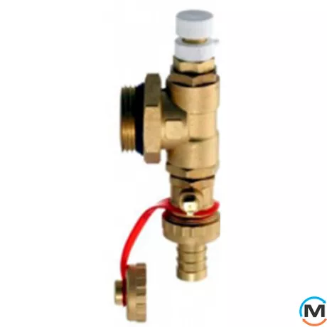 Торцева секція Danfoss FH-EM з ручним відвідником повітря, фото 