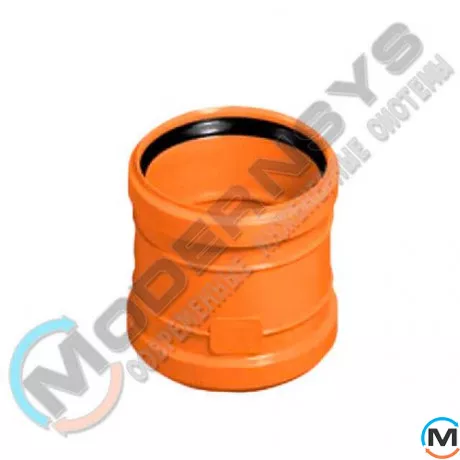 Муфта канализационная Magnaplast KG соединительная 200, Вариант: Соединительная, Вид канализации: Наружная, Тип канализации: Простая, Диаметр (мм): 200, Материал: Поливинилхлорид (ПВХ), фото 