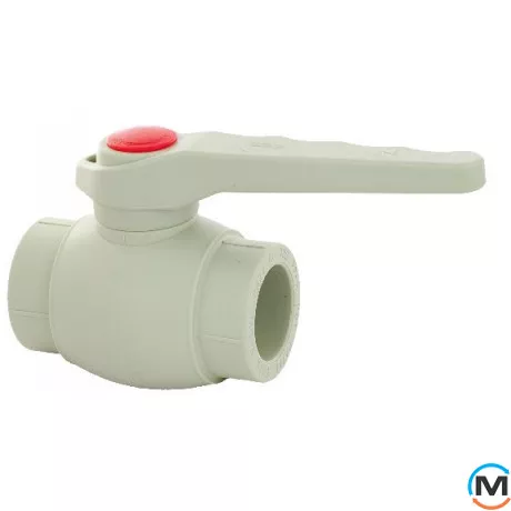 Поліпропіленовий кран кульовий для гарячої води Fado 25, Призначення: Для гарячої води, Діаметр (мм): 25, фото 