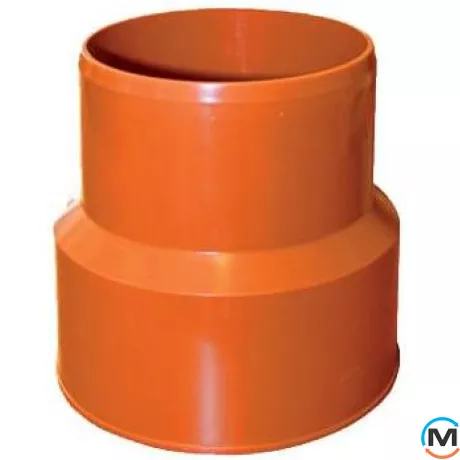 Перехід каналізаційний Magnaplast KG на чавунні труби G 160**, Варіант: На чавун, Вид каналізації: Зовнішня, Тип каналізації: Проста, Діаметр (мм): 200, Матеріал: Полівінілхлорид (ПВХ), фото 