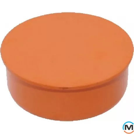 Пробка каналізаційна Magnaplast KG 160, Варіант: У розтруб, Вид каналізації: Зовнішня, Тип каналізації: Проста, Діаметр (мм): 160, Матеріал: Полівінілхлорид (ПВХ), фото 