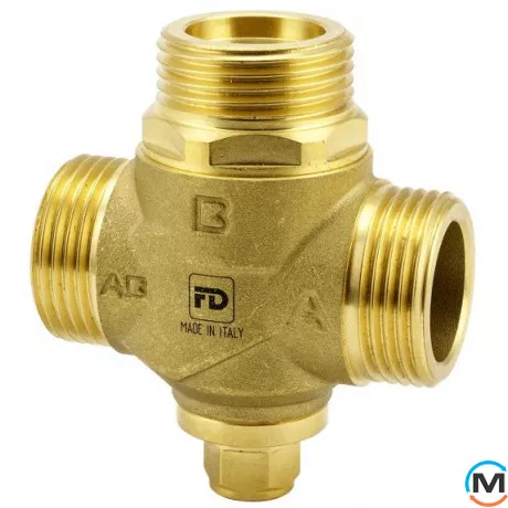 Триходовий антиконденсатний клапан 1 1/4" 55 °С Kv 9, фото 