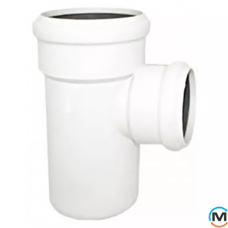 Трійник каналізаційний Magnaplast 32/32/88.5, Вид каналізації: Внутрішня, Тип каналізації: Проста, Градус (град.): 90, Модифікація: 32/32/90, Діаметр (мм): 32, Матеріал: Поліпропілен PPR, фото 
