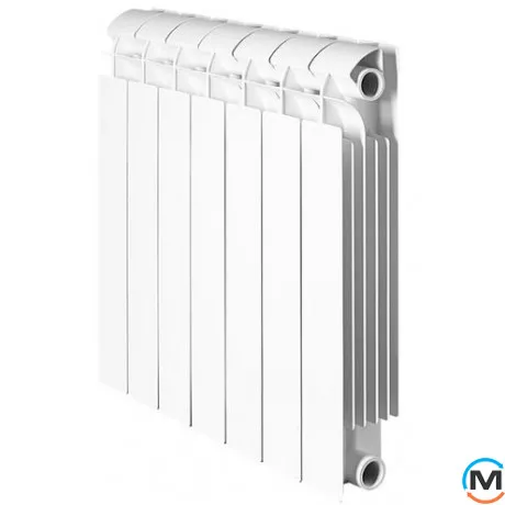 Биметаллический радиатор Global Style Plus 350, Вариант: 350/95, Конструктив: Секционный, Материал радиатора: Биметалл, Межосевое расстояние (мм): 350, Высота (мм): 425, Глубина (мм): 95, Длина (мм): 80, фото 