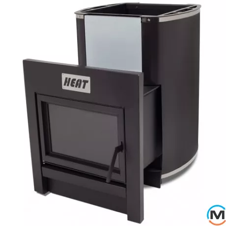 Дровяная печь-каменка Версия-Люкс Heat 20 с выносом, фото 