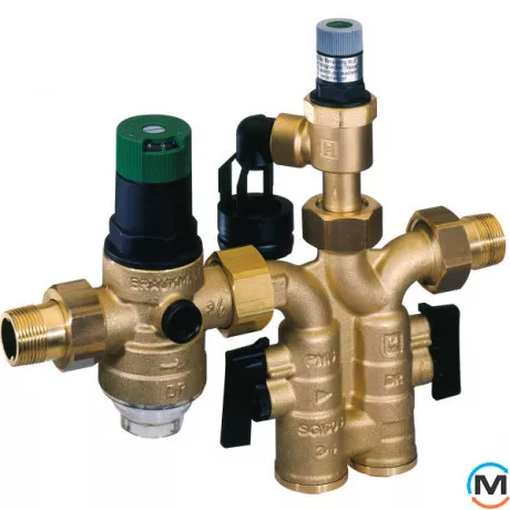 Група безпеки водонагрівача Resideo (Honeywell) DN20 10 Бар SG160SD-3/4AC, фото 