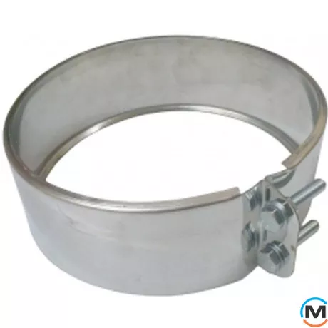Хомут обжимной ф 160 из нержавейки, Диаметр (мм): 160, фото 