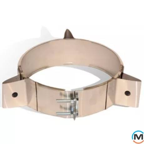 Хомут под розтяжку ф 160 из нержавейки, Диаметр (мм): 160, фото 