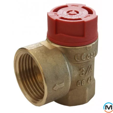 Клапан запобіжний PN16 Tmax 120 C тиск відкриття 3.0 бар SM110-1/2ZA3.0, фото 