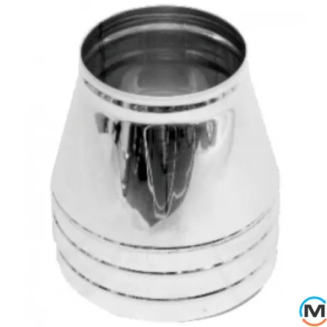 Конус для димоходу Версія-Люкс ф 140/200 н/оц 0,6мм, Діаметр (мм): 140/200, Матеріал димаря: Нержавіюча сталь/Оцинкування, Товщина стінки (мм): 0.6, фото 