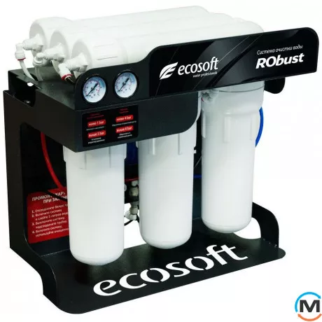 Зворотний осмос Ecosoft ROBUST 1000 (60 л/год) 3x1812-100 діафрагмові, 80 Вт, фото 
