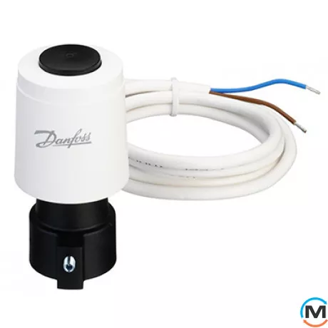 Термоелектричний привід Danfoss TWA-A NC 230B, Положення приводу: Нормально закрито, Електроживлення: 220 V, фото 