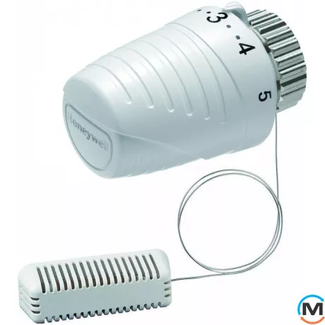 Термостатический элемент Resideo (Honeywell) серии Т3000 "Терра 4" T300120DA, Вариант: Капиляр 2 м, Исполнение: С выносным датчиком, Цвет: Белый, Нулевое положение: Нет, Присоединение: M23,5х1,5 (Click), фото 