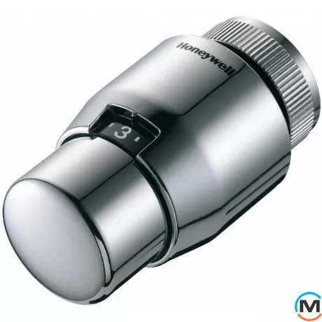 Термостатический элемент Resideo (Honeywell) Т200 Дизайн T4221, Исполнение: Механическая, Цвет: Хром, Нулевое положение: Нет, Присоединение: М30х1,5, фото 
