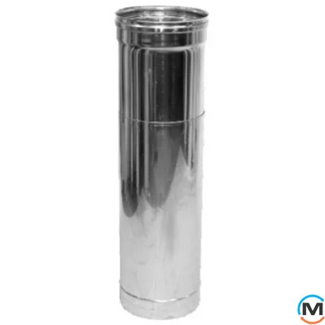 Труба-подовжувач димохідна Версія-Люкс L=0,5-1м ф 300/360 н/н 1мм, фото 