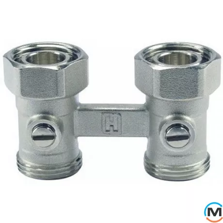 Узел нижнего подключения Verafix-VKЕ V2495DY015, Диаметр резьбы: 1/2", Исполнение: Прямой, Цвет: Никелированный, фото 