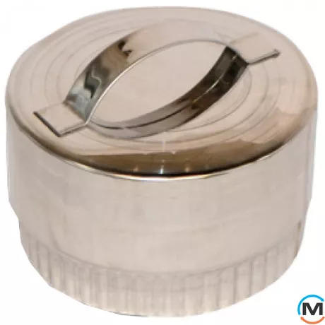 Заглушка для дымохода ф 120 0,6мм из нержавейки, Диаметр (мм): 120, фото 