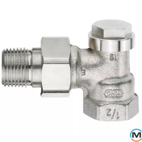 Запорный клапан Verafix-E V2420E0015, Диаметр резьбы: 1/2", Исполнение: Угловой, Цвет: Никелированный, фото 